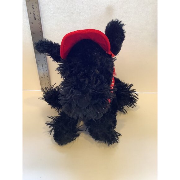 Walmart Plush Scottish Terrier Dog Stuffed Animal Heart Hat Love Backpack Scotty - Picture 2 of 7